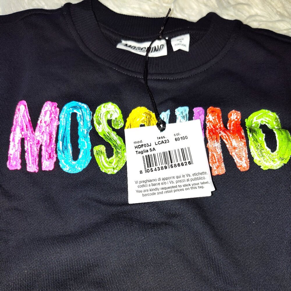 MOSCHINO GIRLS TRACK COLOFUL PANTS SET